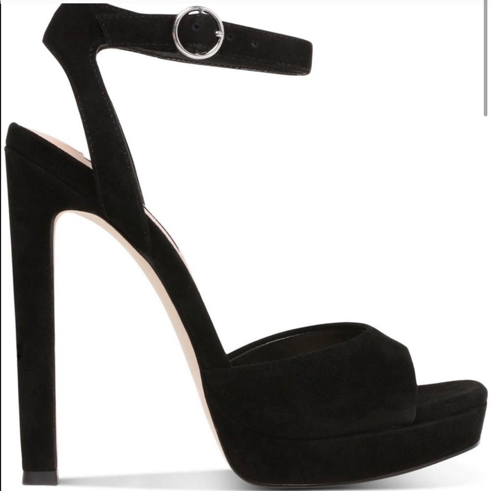 Steve Madden luv platform ankle strapped heels🏷🖤
